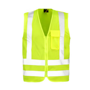 Chaleco Reflectante Amarillo con Cierre