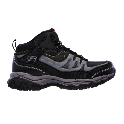 Botín De Seguridad Skechers Rebem Negro/Gris