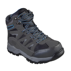 Botín De Seguridad Skechers Pomeria Gris/Celeste Mujer
