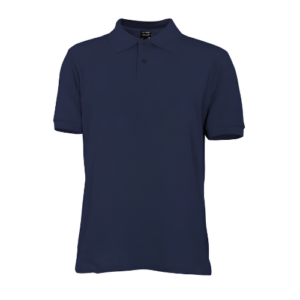 Polera Pique Azul Marino M/Corta UV