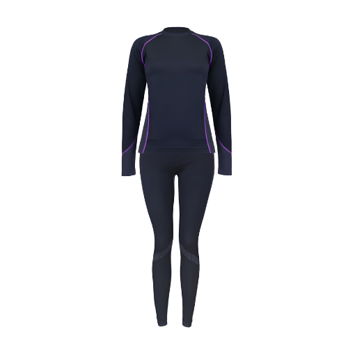 Primera Capa Absolute Zero Nylon Spandex Negro Mujer